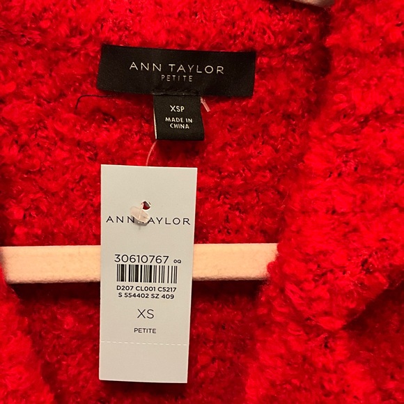 Ann Taylor Fuzzy Double-Breasted Cardigan Coat, XSP, NWT! - Picture 2 of 4